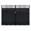 MacKinnon Tall Aluminium Driveway Gate - Black_c