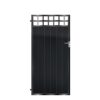 MacKinnon Tall Aluminium Side Gate - Black_c