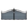 MacLaren Short Aluminium Driveway Gate - 7016 Anthracite Grey_c
