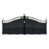MacLaren Short Aluminium Driveway Gate - Black_c