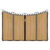 MacLean Composite Bi Fold Gate - Golden Oak Light Brown_c
