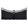 MacLeod Short Aluminium Driveway Gate - Black_c