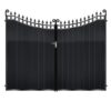 MacLeod Tall Aluminium Driveway Gate - Black_c