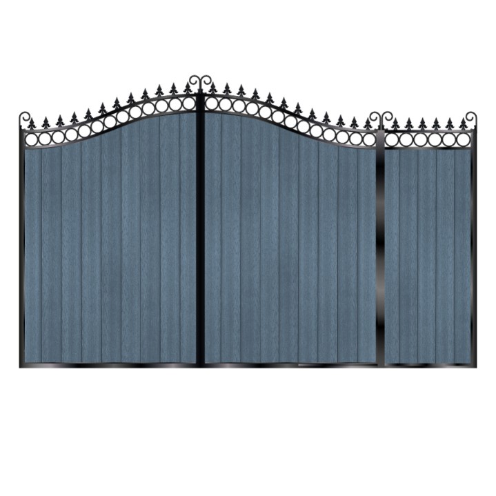 MacMillan Composite Sliding Gate - 7016 Anthracite Grey_c