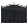 MacMillan Tall Aluminium Driveway Gate - Black_c