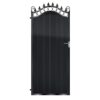 MacMillan Tall Aluminium Side Gate - Black_c