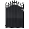 Menzies Aluminium Garden Gate - Black_c