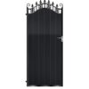 Menzies Tall Aluminium Side Gate - Black_c
