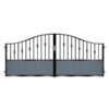 Murray Short Aluminium Driveway Gate - 7016 Anthracite Grey_c