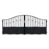 Murray Short Aluminium Driveway Gate - Black_c
