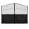 Murray Tall Aluminium Driveway Gate - Black_c