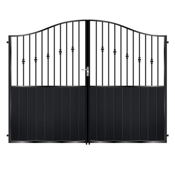 Murray Tall Aluminium Driveway Gate - Black_c