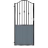 Murray Tall Aluminium Side Gate - 7016 Anthracite Grey_c