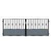 Page Short Aluminium Driveway Gate - 7016 Anthracite Grey_c