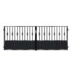 Page Short Aluminium Driveway Gate - Black_c