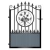 Paterson Aluminium Garden Gate - 7016 Anthracite Grey_c