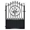 Paterson Aluminium Garden Gate - Black_c