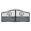 Paterson Short Aluminium Driveway Gate - 7016 Anthracite Grey_c