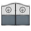 Paterson Tall Aluminium Driveway Gate - 7016 Anthracite Greyjpg_c