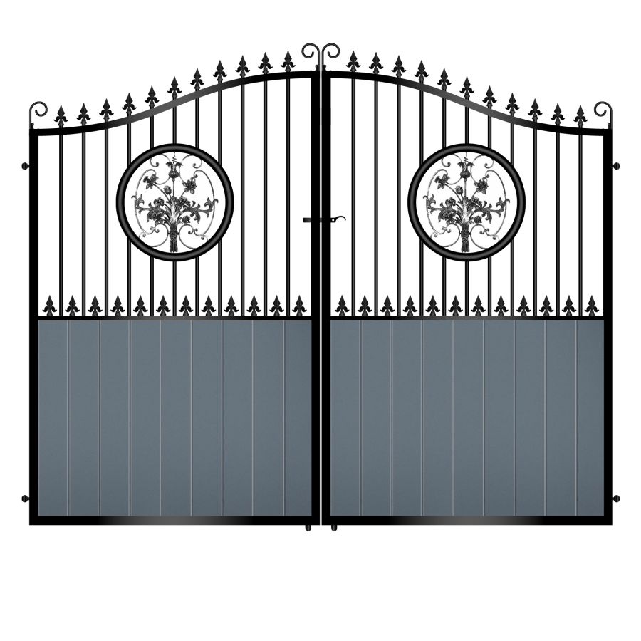 Paterson Tall Aluminium Driveway Gate - 7016 Anthracite Greyjpg_c