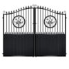 Paterson Tall Aluminium Driveway Gate - Black_c