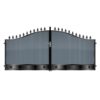 Richardson Short Aluminium Driveway Gate - 7016 Anthracite Grey_c