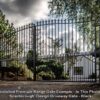Scarborough Premium Metal Driveway Gate Black C