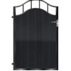 Scott Aluminium Garden Gate - Black_c