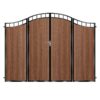 Scott Composite Bi Fold Gate - Mahogany - Dark Brown_c