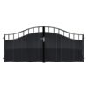 Scott Short Aluminium Driveway Gate - Black_c