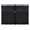 Sinclair Tall Aluminium Driveway Gate - Black_c