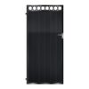 Sinclair Tall Aluminium Side Gate - Black_c