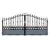 Smith Short Aluminium Driveway Gate - 7016 Anthracite Greyjpg_c