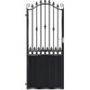 Smith Tall Aluminium Side Gate - Black_c