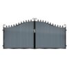 Stewart Short Aluminium Driveway Gate - 7016 Anthracite Grey_c