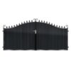 Stewart Short Aluminium Driveway Gate - Black_c