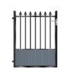 Tomlinson Aluminium Garden Gate - 7016 Anthracite Grey_c