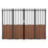 Tomlinson Composite Bi Fold Gate - Mahogany - Dark Brown_c
