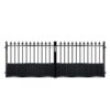 Tomlinson Short Aluminium Driveway Gate - Black_c