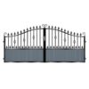 Walker Short Aluminium Driveway Gate - 7016 Anthracite Grey_c