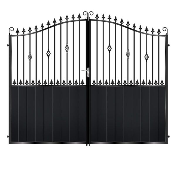 Walker Tall Aluminium Driveway Gate - Black_c