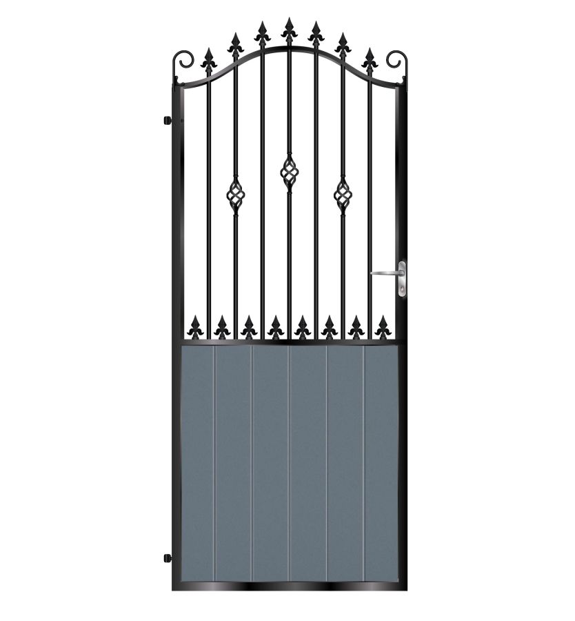 Walker Tall Aluminium Side Gate - 7016 Anthracite Grey_c