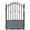 Wallace Aluminium Garden Gate - 7016 Anthracite Grey_c