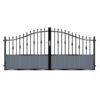 Wallace Short Aluminium Driveway Gate - 7016 Anthracite Grey_c