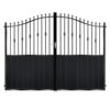 Wallace Tall Aluminium Driveway Gate - Black_c
