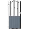 Wallace Tall Aluminium Side Gate - 7016 Anthracite Grey_c