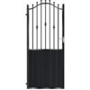 Wallace Tall Aluminium Side Gate - Black_c