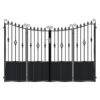 Williams Aluminium Bi Fold Gate - Black_c