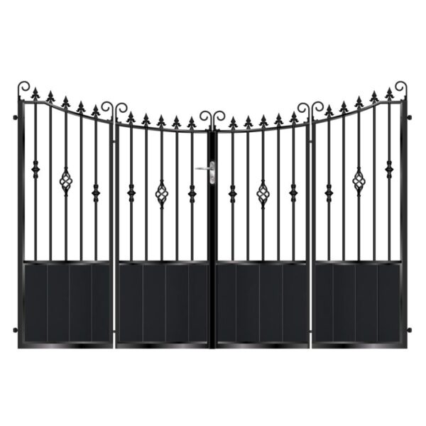 Williams Aluminium Bi Fold Gate - Black_c