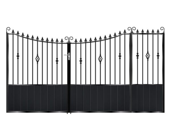 Williams Aluminium Sliding Gate - Black_c